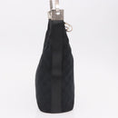 GUCCI GG Canvas Shoulder Bag Black Silver 001 3814 Auth 191887-5