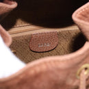GUCCI Bamboo Backpack Suede Brown Gold 003 1705 0030 Auth 191888-18