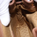 GUCCI Bamboo Backpack Suede Brown Gold 003 1705 0030 Auth 191888-20