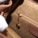 GUCCI Bamboo Backpack Suede Brown Gold 003 1705 0030 Auth 191888-22