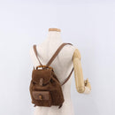 GUCCI Bamboo Backpack Suede Brown Gold 003 1705 0030 Auth 191888-25