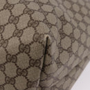 GUCCI GG Supreme Boston Bag PVC Beige Gold 012 1095 6080 Auth 191889-14
