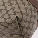 GUCCI GG Supreme Boston Bag PVC Beige Gold 012 1095 6080 Auth 191889-15