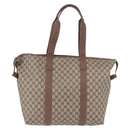 GUCCI GG Supreme Boston Bag PVC Beige Gold 012 1095 6080 Auth 191889-2