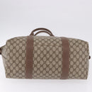 GUCCI GG Supreme Boston Bag PVC Beige Gold 012 1095 6080 Auth 191889-5