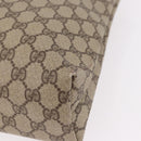 GUCCI GG Supreme Tote Bag PVC Leather Beige Gold 002 123 6130 Auth 191891-17
