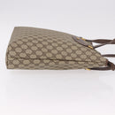 GUCCI GG Supreme Tote Bag PVC Leather Beige Gold 002 123 6130 Auth 191891-4