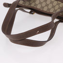GUCCI GG Supreme Tote Bag PVC Leather Beige Gold 002 123 6130 Auth 191891-8