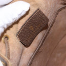 GUCCI GG Supreme Web Sherry Line Bag PVC Beige Gold 41 02 034 Auth 191896-19