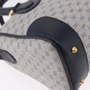 GUCCI GG Supreme Boston Bag PVC 2way Navy Gold 002 39 0269 Auth 191897-18