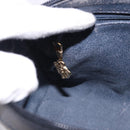 GUCCI GG Supreme Boston Bag PVC 2way Navy Gold 002 39 0269 Auth 191897-26
