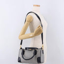 GUCCI GG Supreme Boston Bag PVC 2way Navy Gold 002 39 0269 Auth 191897-28