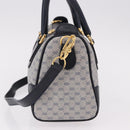 GUCCI GG Supreme Boston Bag PVC 2way Navy Gold 002 39 0269 Auth 191897-3