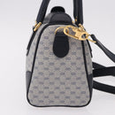 GUCCI GG Supreme Boston Bag PVC 2way Navy Gold 002 39 0269 Auth 191897-5