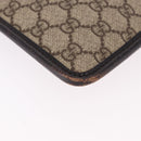 GUCCI GG Supreme Shoulder Bag PVC Beige Silver 27639 Auth 191898-9