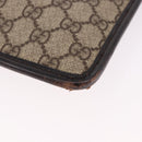GUCCI GG Supreme Shoulder Bag PVC Beige Silver 27639 Auth 191898-16