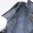 GUCCI Micro GG Supreme Sherry Line Bag PVC Navy Gold 001 58 0918 Auth 191899-20