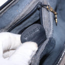 GUCCI Micro GG Supreme Sherry Line Bag PVC Navy Gold 001 58 0918 Auth 191899-12