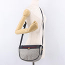 GUCCI Micro GG Supreme Sherry Line Bag PVC Navy Gold 001 58 0918 Auth 191899-23