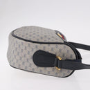 GUCCI Micro GG Supreme Sherry Line Bag PVC Navy Gold 001 58 0918 Auth 191899-3