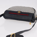 GUCCI Micro GG Supreme Sherry Line Bag PVC Navy Gold 001 58 0918 Auth 191899-6