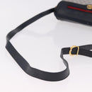GUCCI Micro GG Supreme Sherry Line Bag PVC Navy Gold 001 58 0918 Auth 191899-7