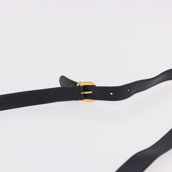 GUCCI Micro GG Supreme Sherry Line Bag PVC Navy Gold 001 58 0918 Auth 191899