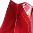 GUCCI Shoulder Bag Leather Bordeaux Gold Auth 191903-24