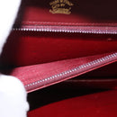 GUCCI Shoulder Bag Leather Bordeaux Gold Auth 191903-27