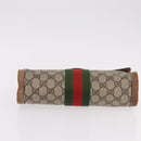 GUCCI GG Supreme Web Sherry Line Bag PVC Beige Red 41 014 3087 25 Auth 191909-6
