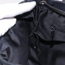 SAINT LAURENT Kahala Tote Bag Canvas Navy Silver Auth 191911-18