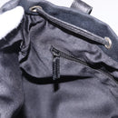 SAINT LAURENT Kahala Tote Bag Canvas Navy Silver Auth 191911-19