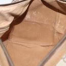 GUCCI GG Plus Supreme Boston Bag PVC Beige Gold Auth 191915-20