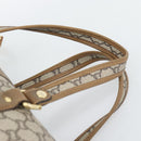 GUCCI GG Plus Supreme Boston Bag PVC Beige Gold Auth 191915-8