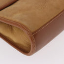GUCCI Shoulder Bag Leather Beige Gold Auth 191917-10