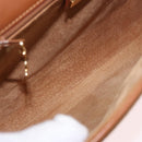 GUCCI Shoulder Bag Leather Beige Gold Auth 191917-16