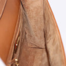 GUCCI Shoulder Bag Leather Beige Gold Auth 191917-17