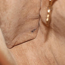 GUCCI Shoulder Bag Leather Beige Gold Auth 191917-19