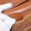 GUCCI Shoulder Bag Leather Beige Gold Auth 191917-22