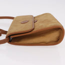GUCCI Shoulder Bag Leather Beige Gold Auth 191917-5