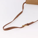 GUCCI Shoulder Bag Leather Beige Gold Auth 191917-7