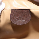 GUCCI GG Supreme Web Sherry Line Bag PVC Beige Gold 001 115 6655 Auth 191920-17