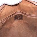 GUCCI GG Supreme Web Sherry Line Shoulder Bag PVC Beige Gold Auth 191921-12