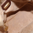 GUCCI Micro GG Supreme Shoulder Bag PVC Beige Gold 007 86 0044 Auth 191922-16