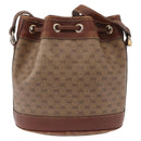 GUCCI Micro GG Supreme Shoulder Bag PVC Beige Gold 007 86 0044 Auth 191922-3