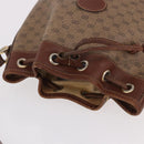 GUCCI Micro GG Supreme Shoulder Bag PVC Beige Gold 007 86 0044 Auth 191922-6