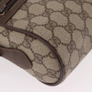 GUCCI GG Supreme Shoulder Bag PVC Beige Gold 56 01 087 Auth 191924-9