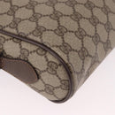 GUCCI GG Supreme Shoulder Bag PVC Beige Gold 56 01 087 Auth 191924-15