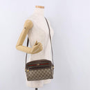 GUCCI GG Supreme Shoulder Bag PVC Beige Gold 56 01 087 Auth 191924-23