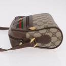 GUCCI GG Supreme Shoulder Bag PVC Beige Gold 56 01 087 Auth 191924-4